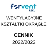 Kształki wentylacyjne okrągłe -Cennik 2023